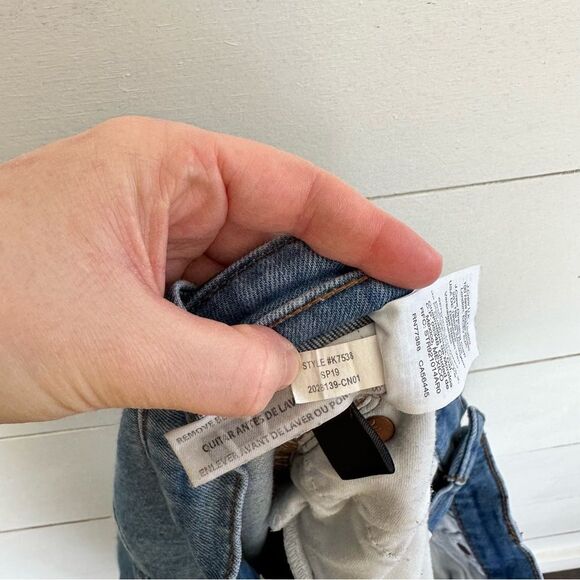 Madewell Women’s 28 High Rise Slim Boyjean Dover Wash - Picture 5 of 8